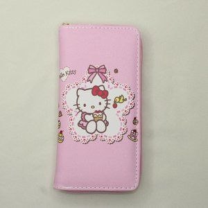 Hello Kitty Large Zipper Wallet